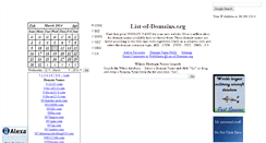 Desktop Screenshot of list-of-domains.org